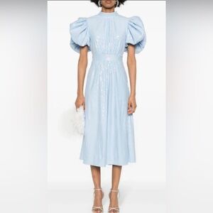 ROTATE BIRGER CHRISTENSEN SEQUIN MIDI DRESS